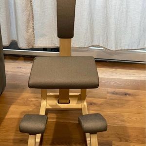 PENDING SALE  Original Varier Kneeling Chair with Back rest in Great Condition
